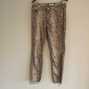 7 for All Mankind Leopard Rocker Pants